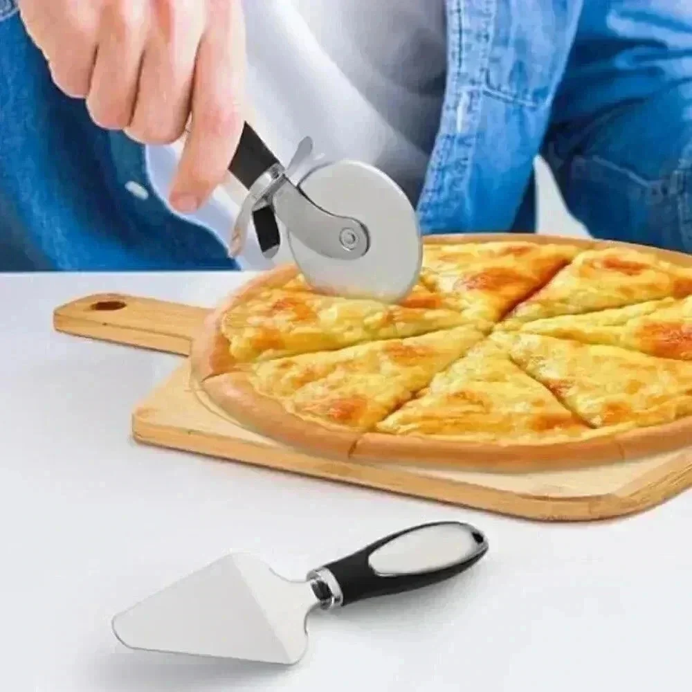 Pizza Cutting Wheel and Pizza Shovel